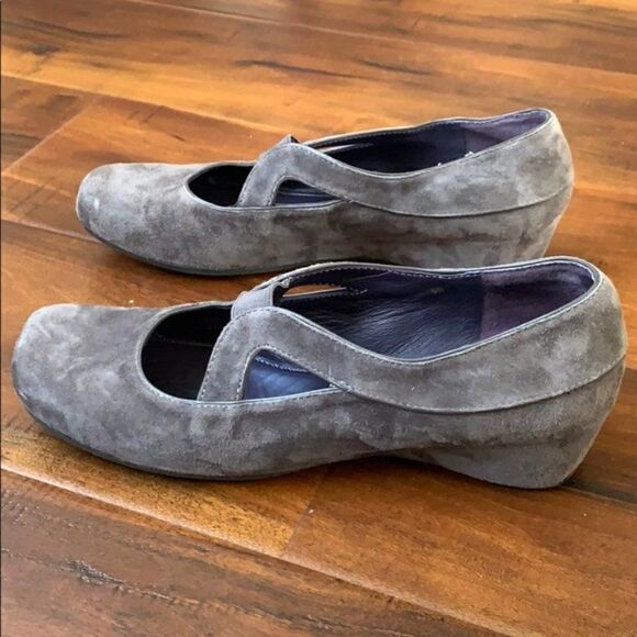𝅺VANELI Suede Loafers Wedge Shoes - Picture 6 of 8